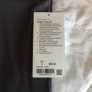lululemon athletica Pants & Jumpsuits - Lululemon Align Crop 21” lululemon athletica Pants & Jumpsuits - Lululemon Align Crop 21”
